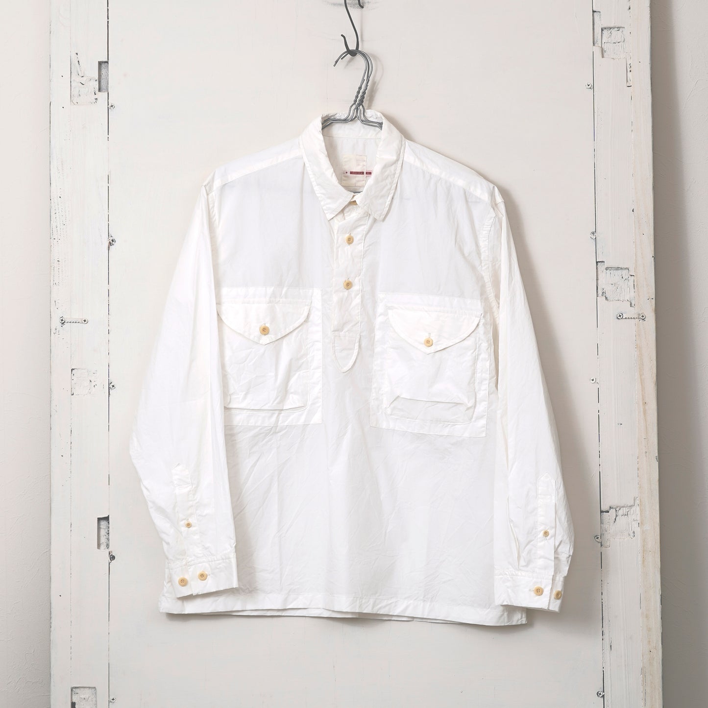 コットン プルオーバーシャツ