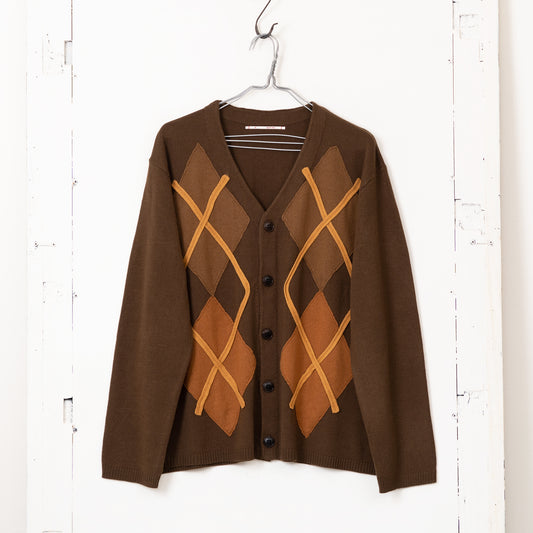 アクリル アーガイルセーター