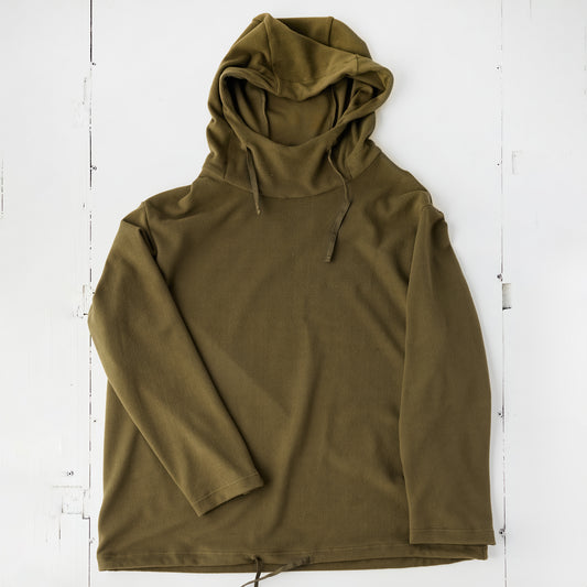 ストレッチ フリースパーカー