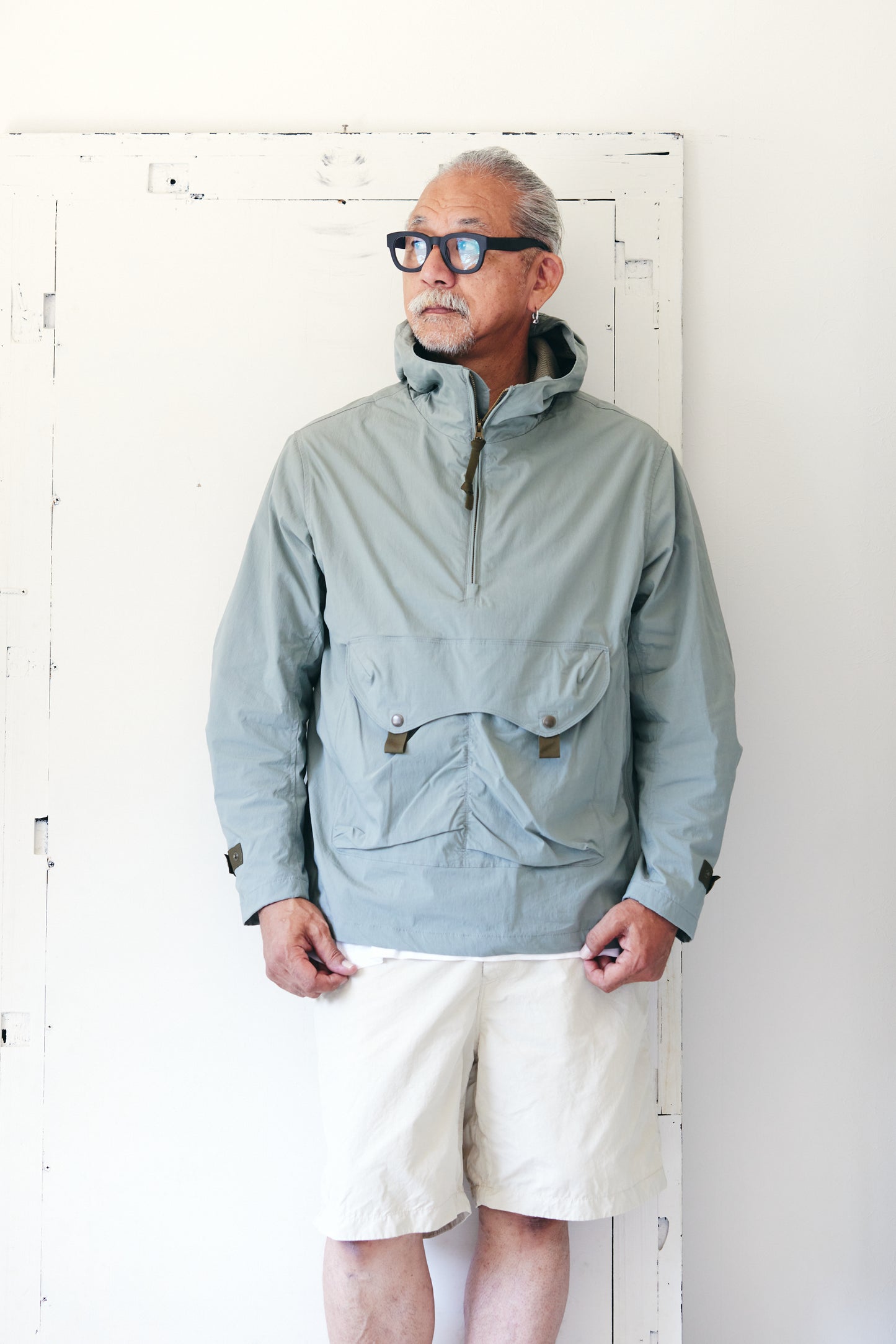 ストレッチ プルオーバージャケット