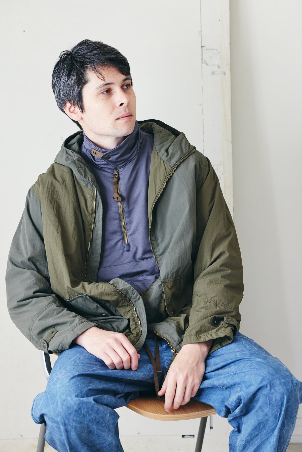 シンサレート中綿入りフーデットコート