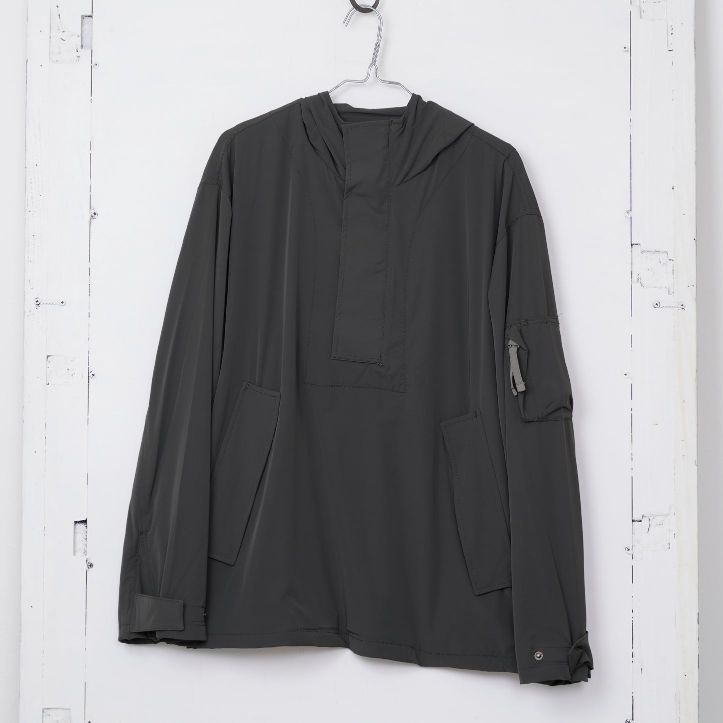 ストレッチ プルオーバー ブルゾン