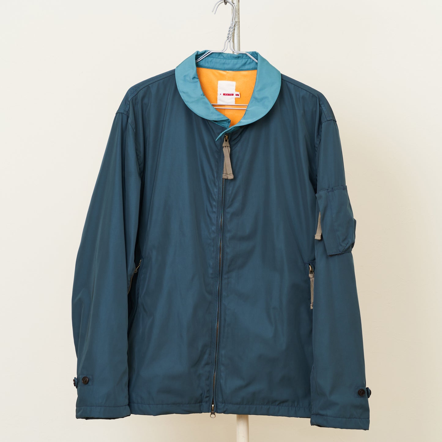 カラー セパレーテッド ジッパーブルゾン