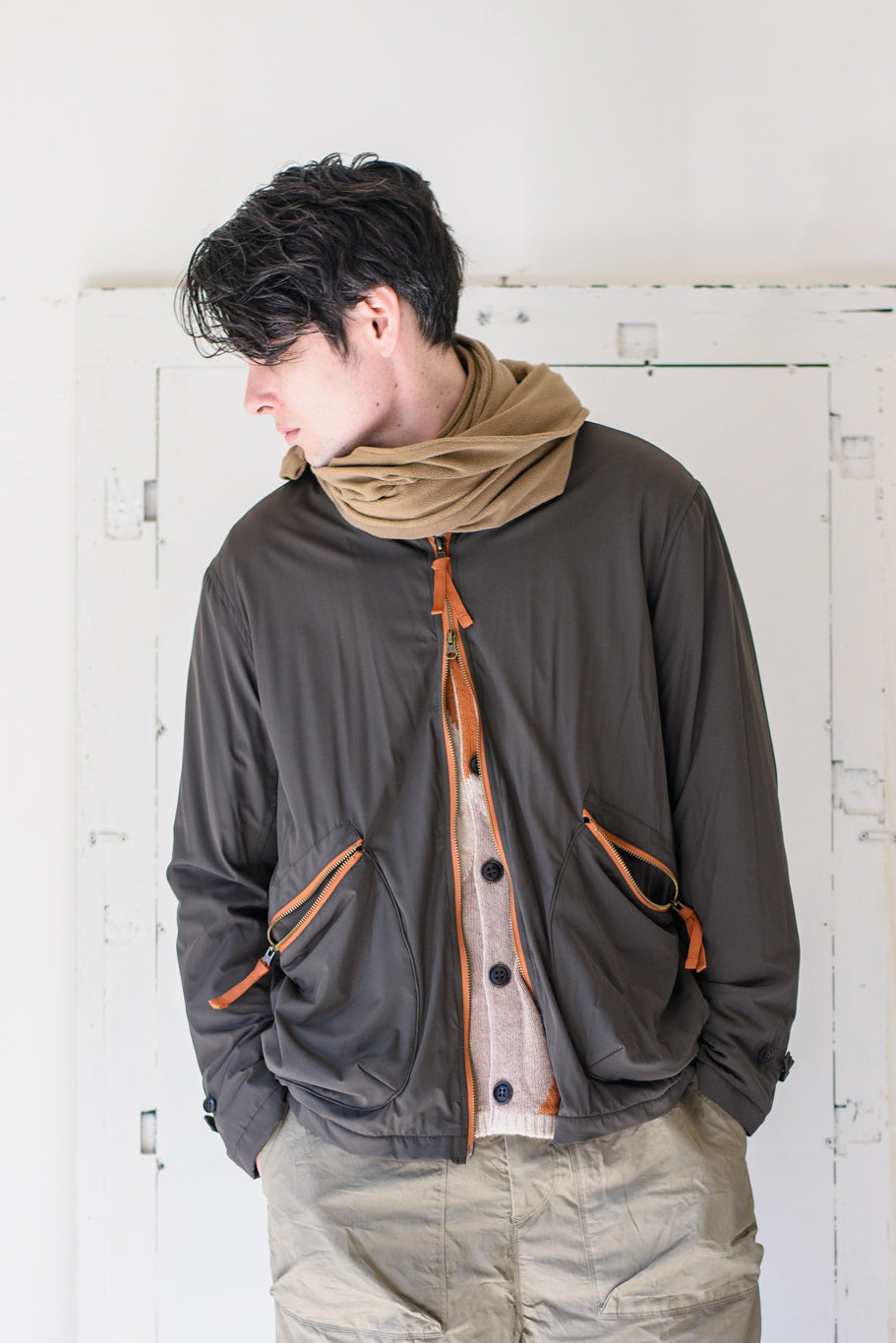 ストレッチ ブルゾン