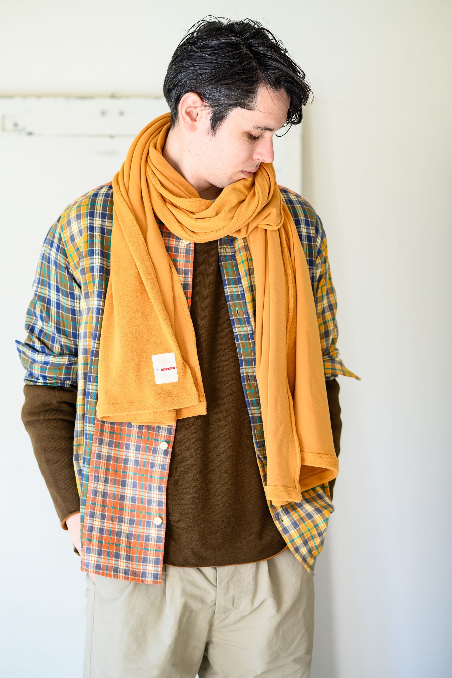 アクリル リバーシブルニット