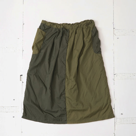 ライトナイロン カラーコンビタックスカート