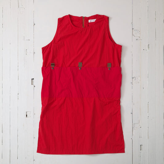 ナイロン ジップワンピース