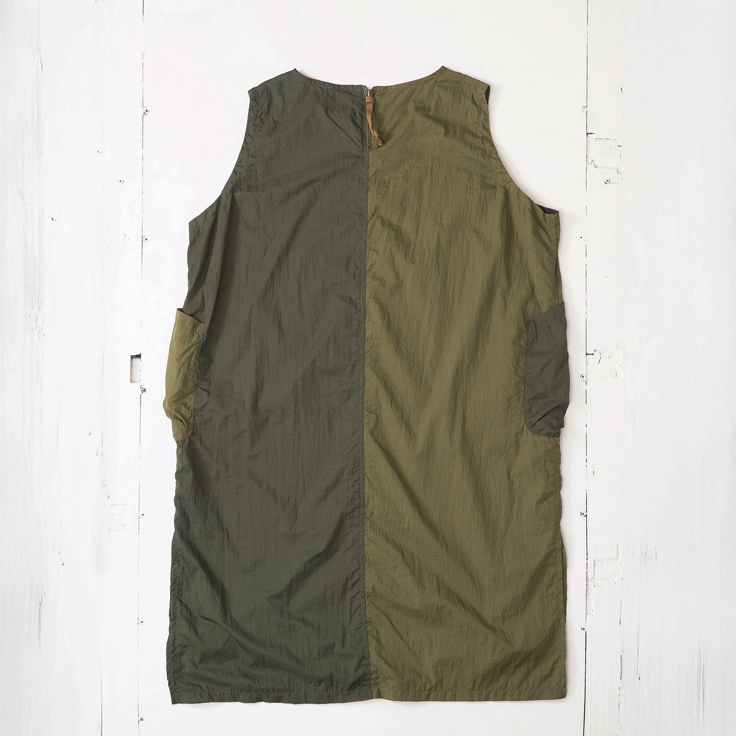 ライトナイロン カラーコンビワンピース