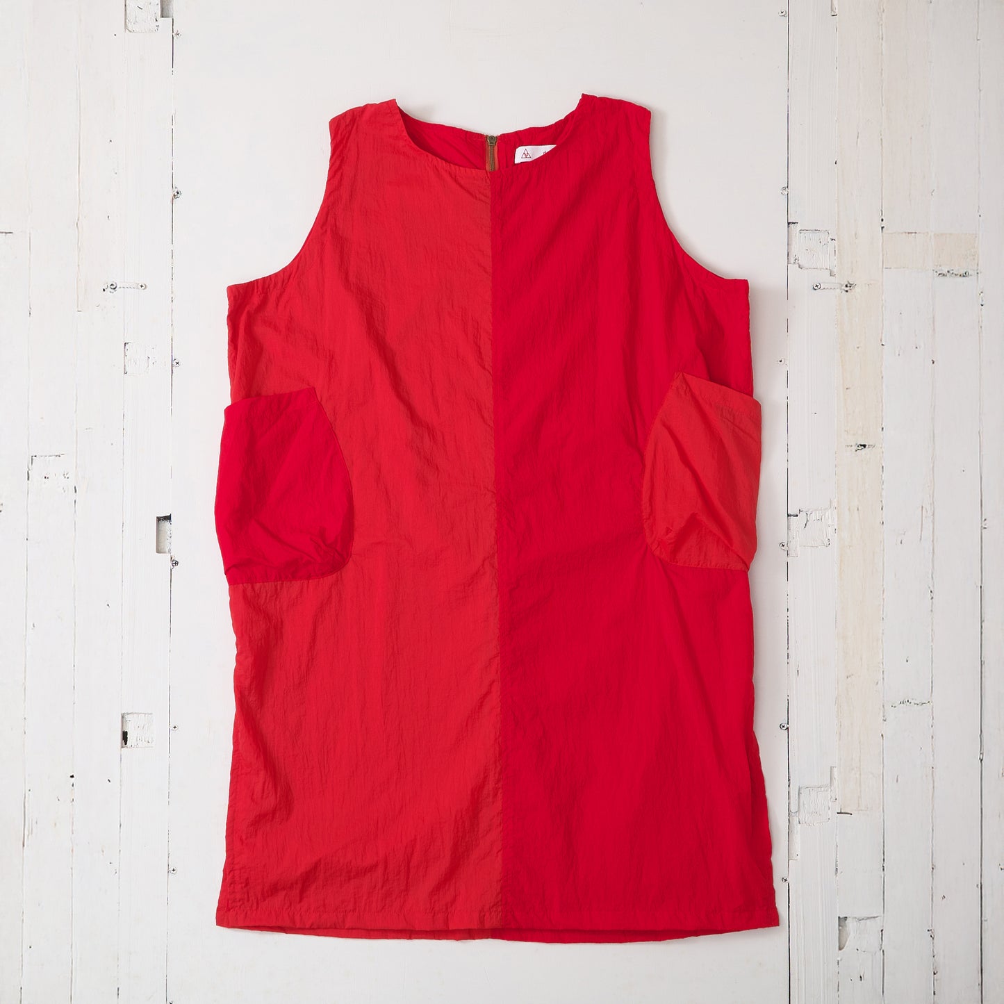 ライトナイロン カラーコンビワンピース