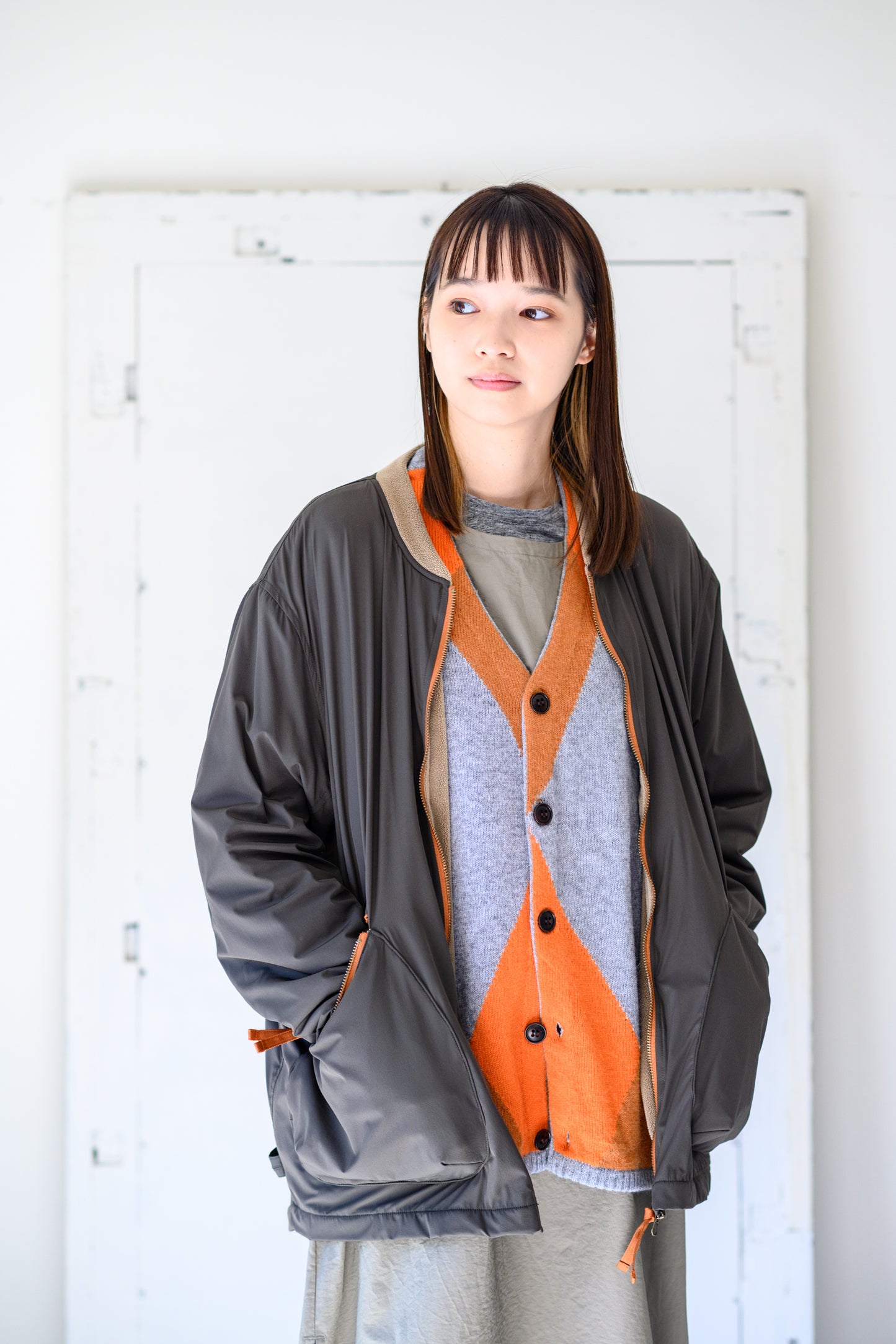 ストレッチ ブルゾン