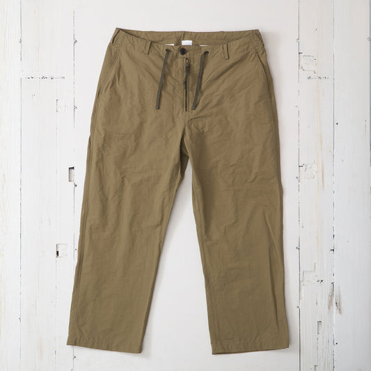 コットンナイロン ジップパンツ