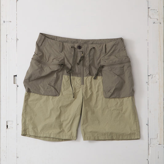コットンナイロン カラーコンビ　ショートパンツ