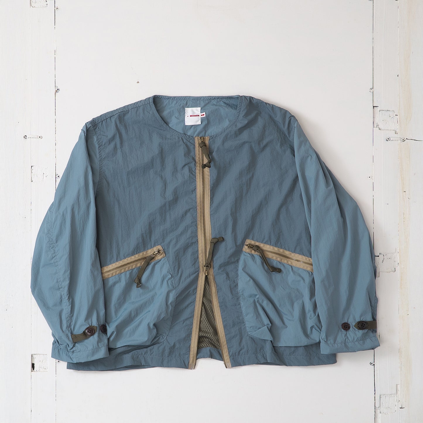 ナイロン カラーコンビ メッシュブルゾン