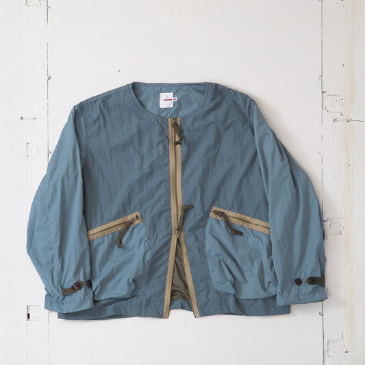 ナイロン カラーコンビ メッシュブルゾン