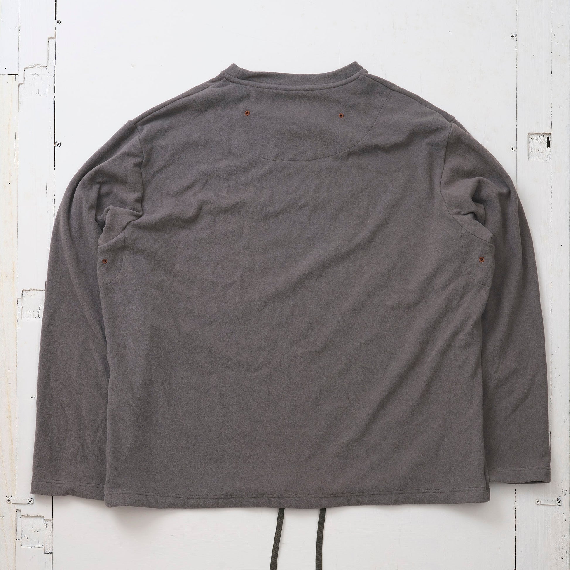dip Fleece Pullover Grey Detail – 62-2085