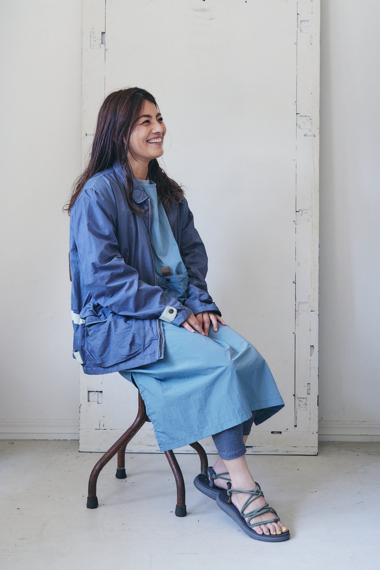 製品染め リフレクター ブルゾン