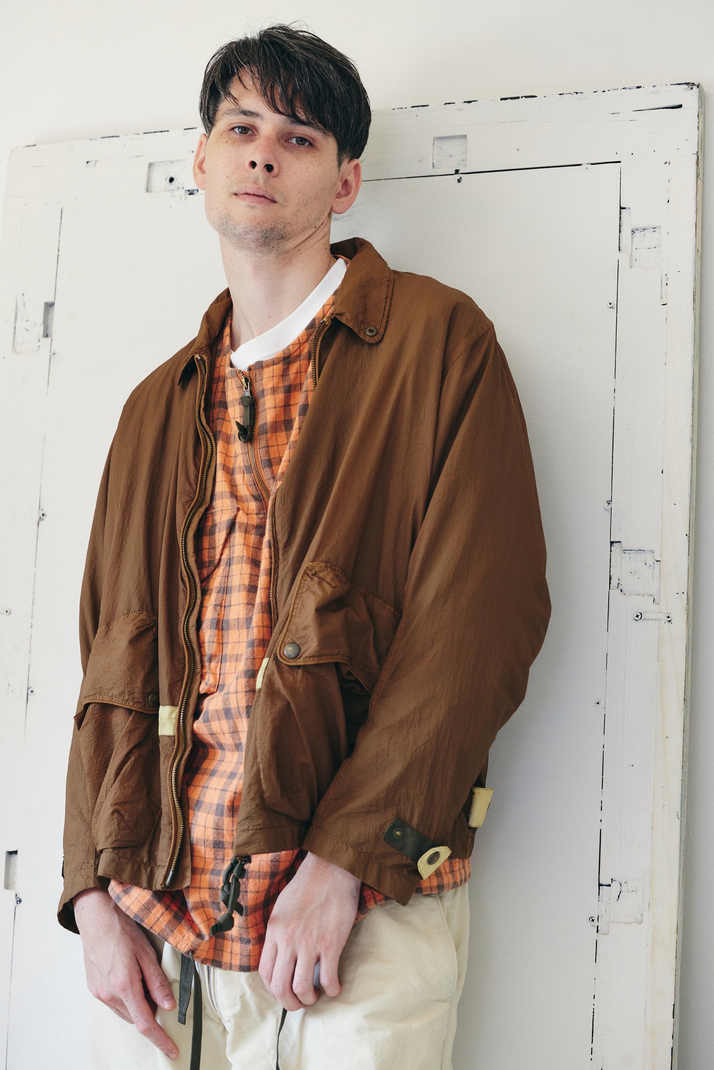 製品染め リフレクター ブルゾン