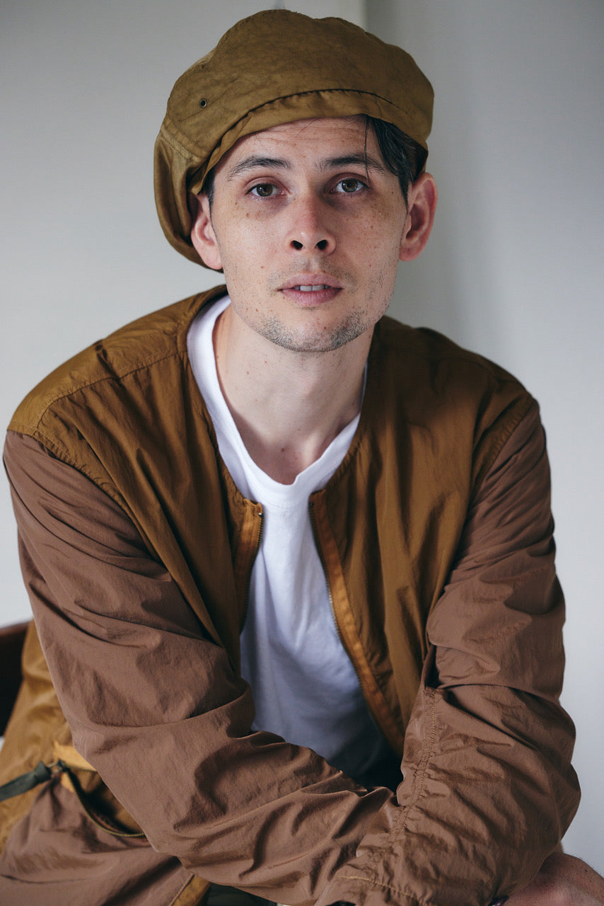 ナイロン カラーコンビ メッシュブルゾン