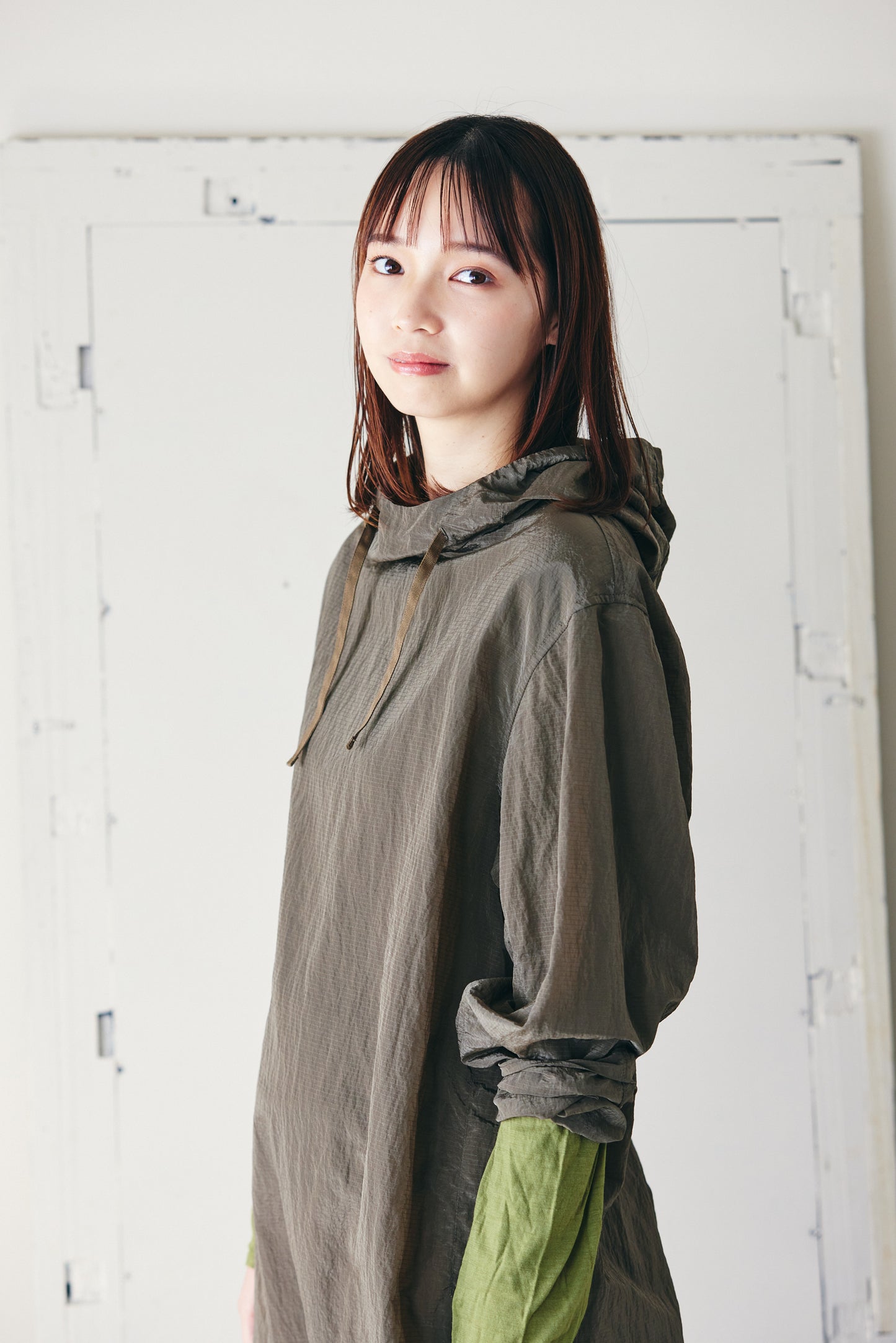 フード付きワンピース