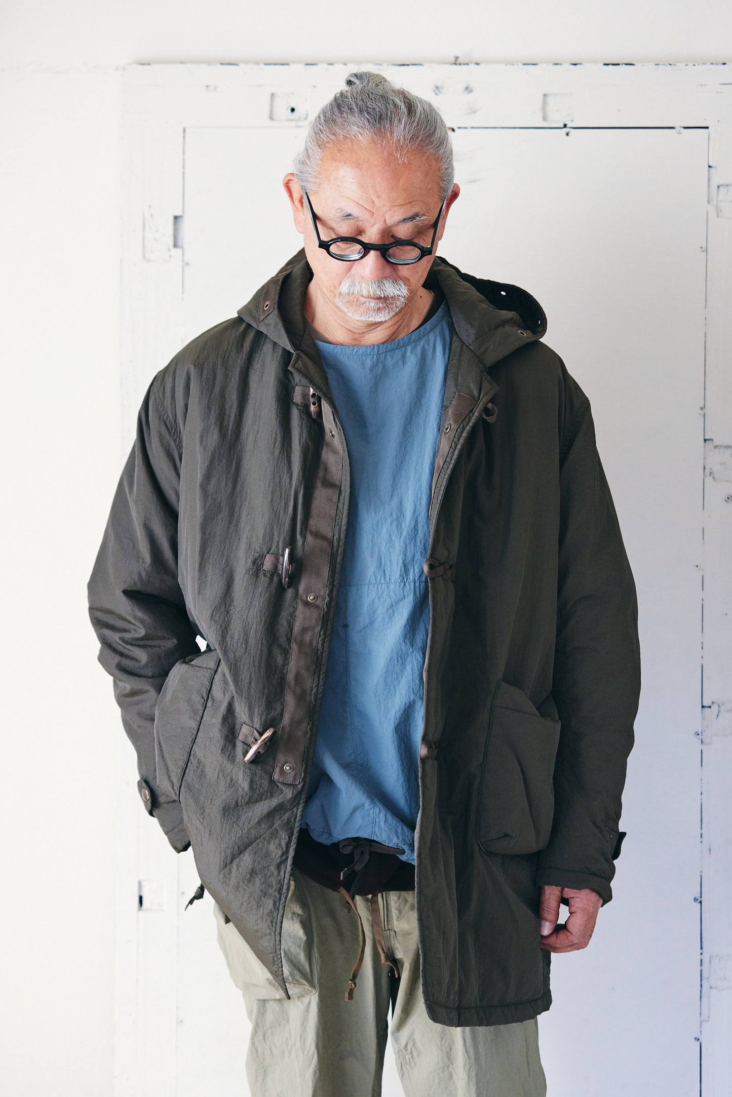 ナイロンダッフルコート