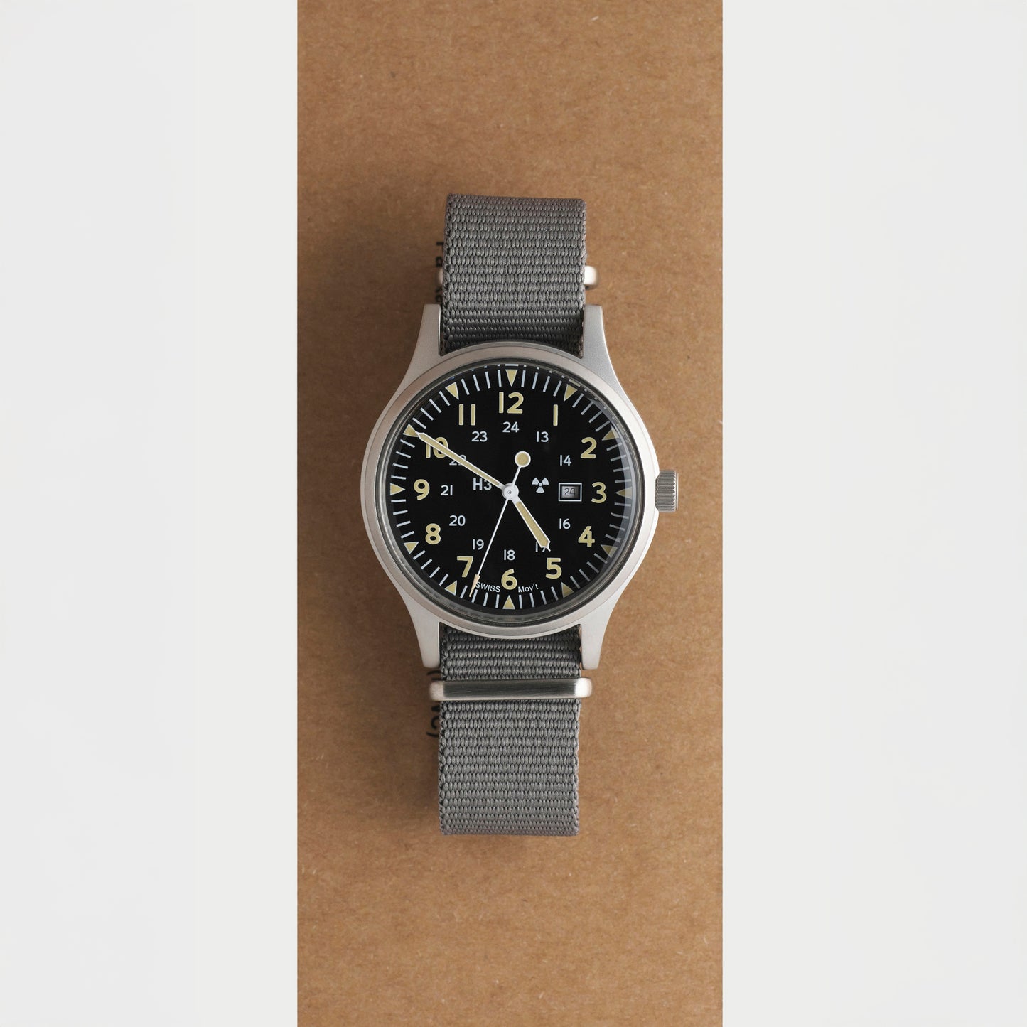 ミリタリーウォッチ | Mil-01B US Force Type | Black base