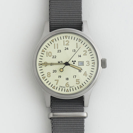 ミリタリーウォッチ | Mil-01C US Force Type | Off White base